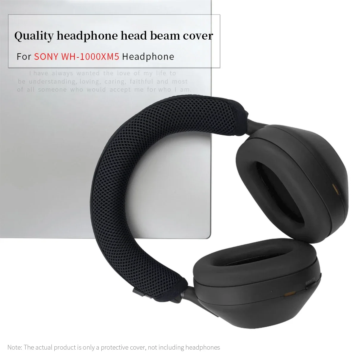 Sony Headphone Wh-1000Xm5 - Capa protetora de tecido de malha