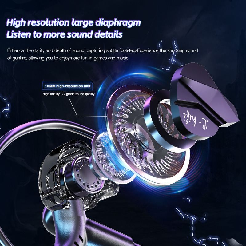 E-sports gaming headset 7.1 so - Audiophile Headphone Wired avaliação e preço