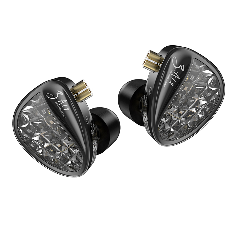 Kz za12 2dd + 4ba híbrido iem  - In Ear Monitor Iem avaliação e preço