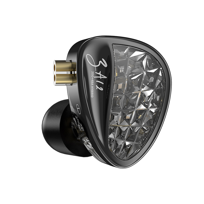 Kz za12 2dd + 4ba híbrido iem  - In Ear Monitor Iem avaliação e preço