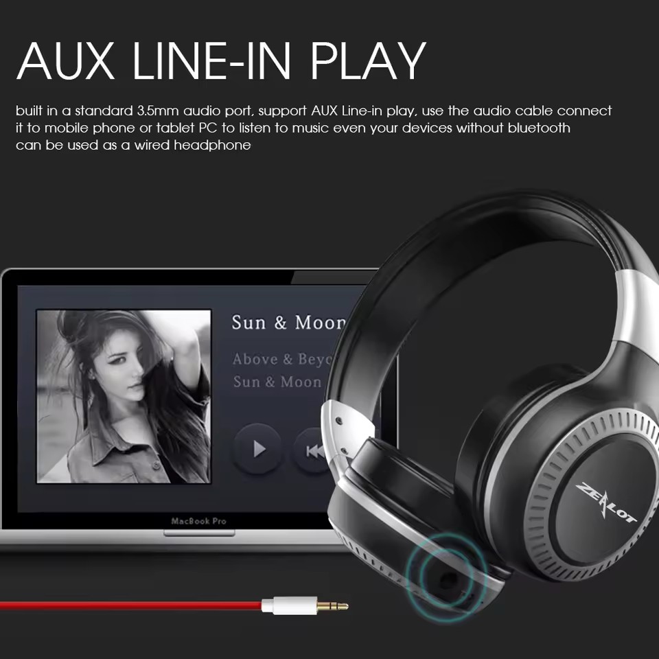 Fone de Ouvido Bluetooth ZEALO - Audiophile Headphone Wired avaliação e preço