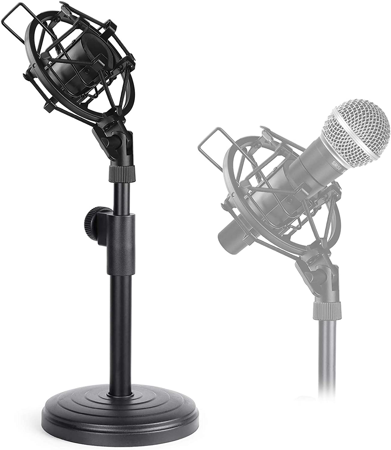 Suporte de microfone de mesa,  - Shure Mic Sm58 avaliação e preço