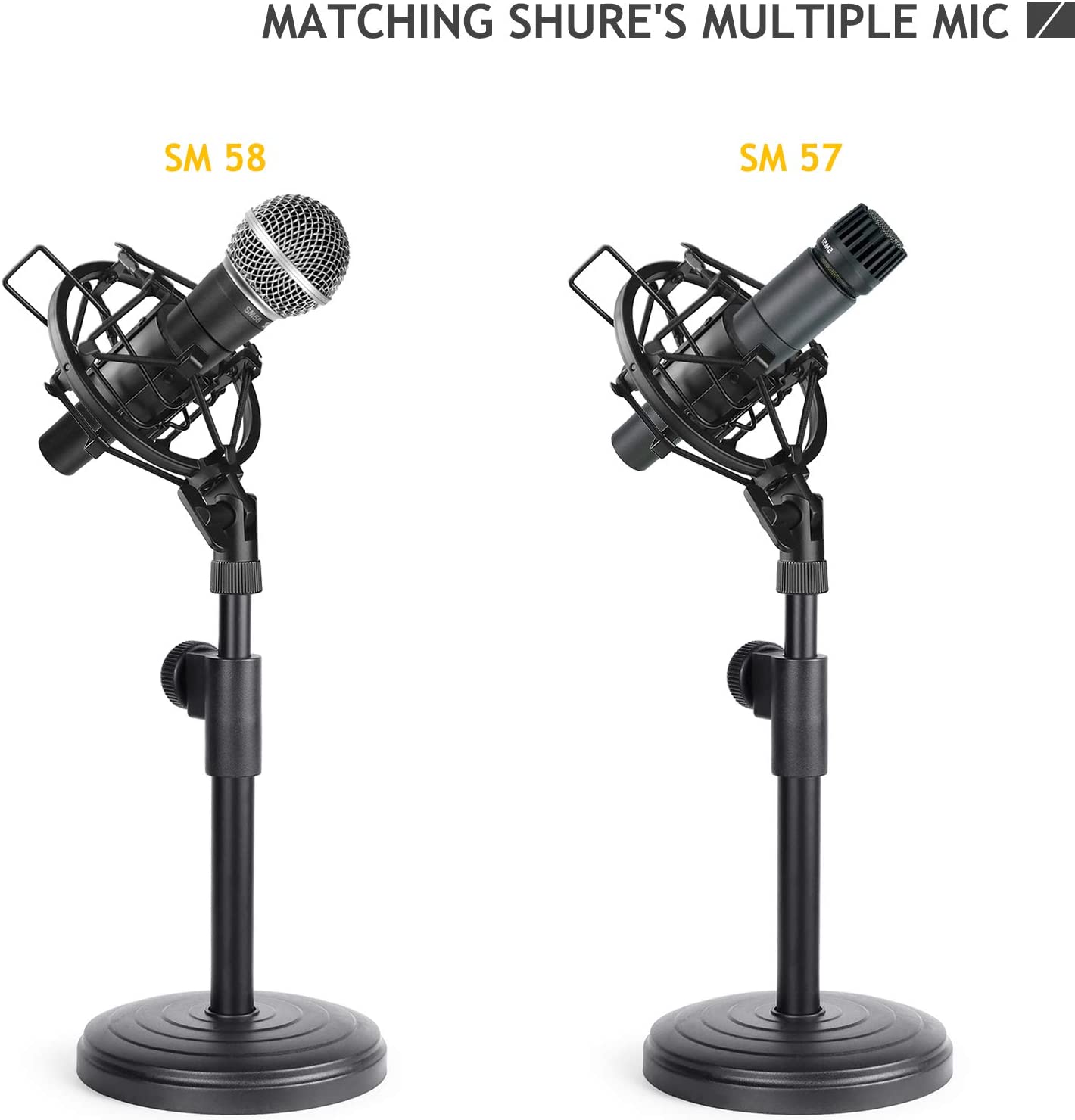 Suporte de microfone de mesa,  - Shure Mic Sm58 avaliação e preço